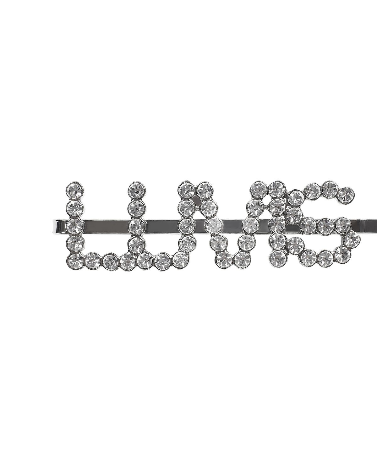 러브이즈트루(LUVISTRUE) FS TWIN LOGO CUBIC HAIR PIN(WHITE)