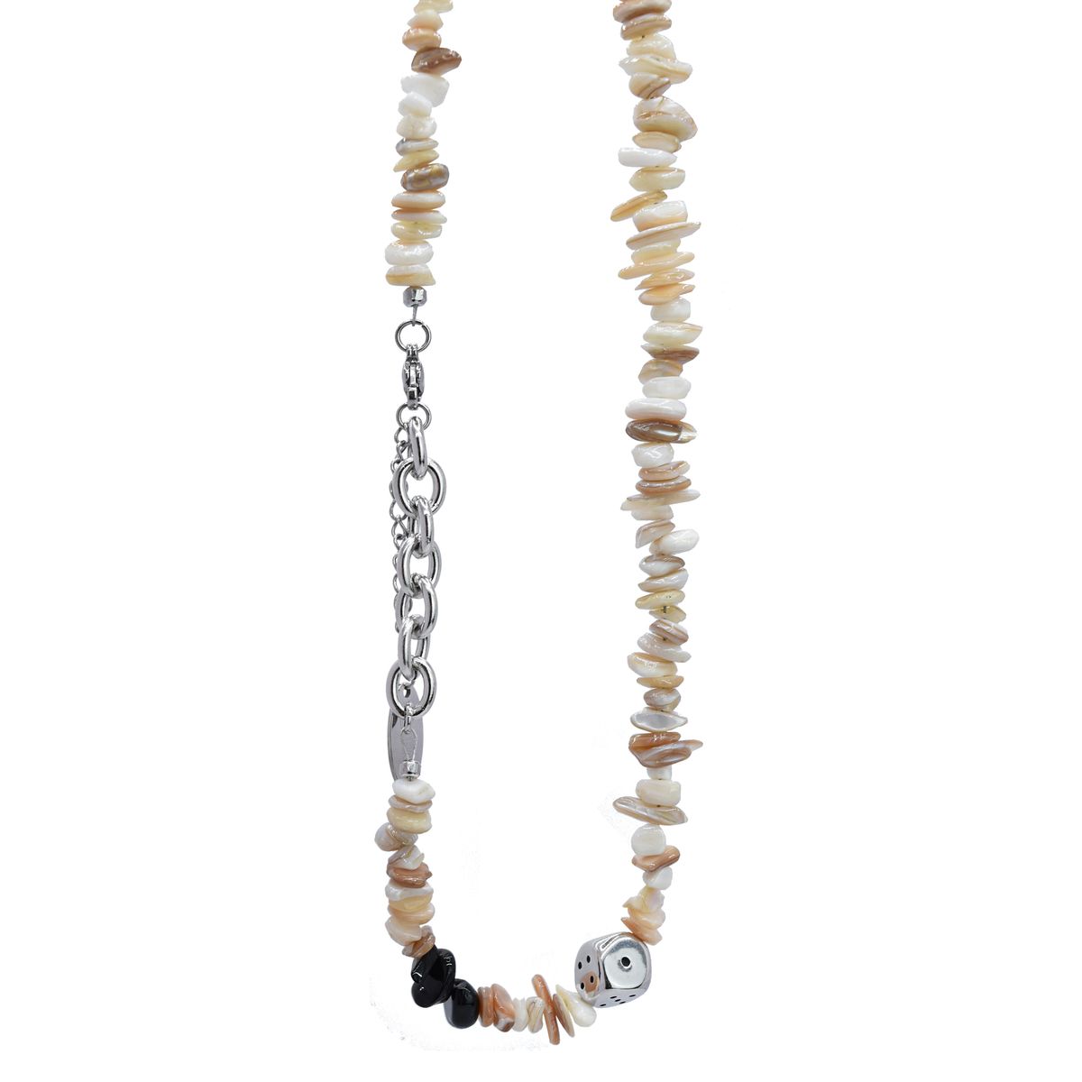 인시에(INSIE) dice 7 irregular necklace #04