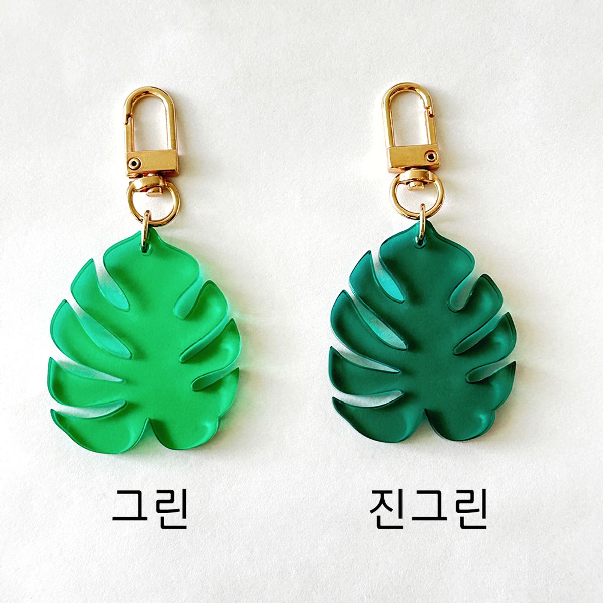 비아크래프트(VIACRAFT) 나뭇잎키링_몬스테라