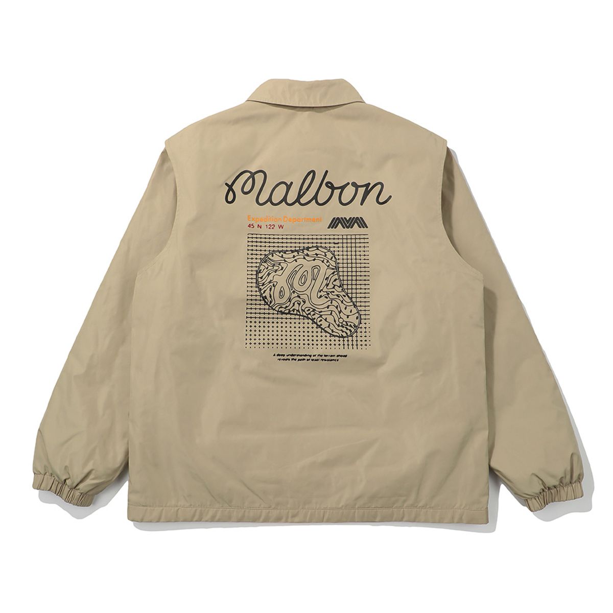 말본 골프(MALBON GOLF) 코치 패딩 자켓 BEIGE (MAN)
