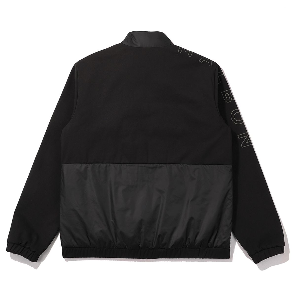 말본 골프(MALBON GOLF) 우븐 믹스 하이브리드 패딩자켓 BLACK (MAN)