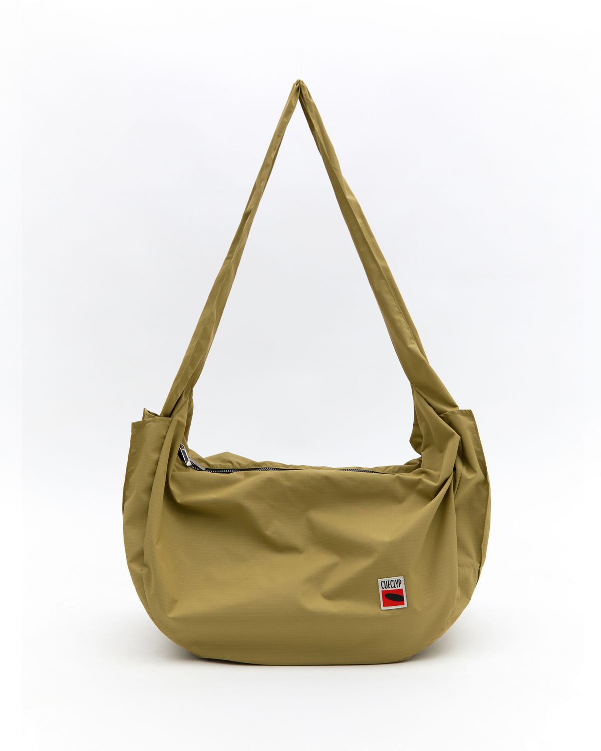 큐클리프(CUECLYP) [PAPARAZZI] Standard Hobo Bag (Mild Khaki)