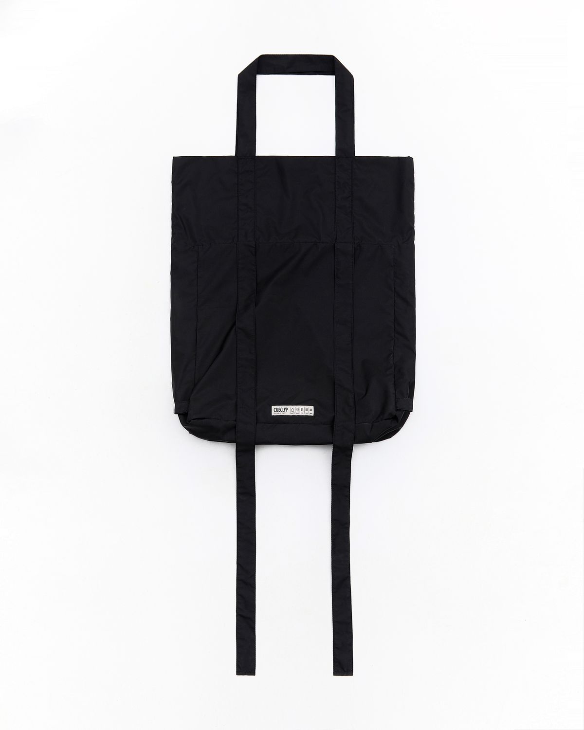 큐클리프(CUECLYP) [PAPARAZZI] Large Tote Bag (Black)