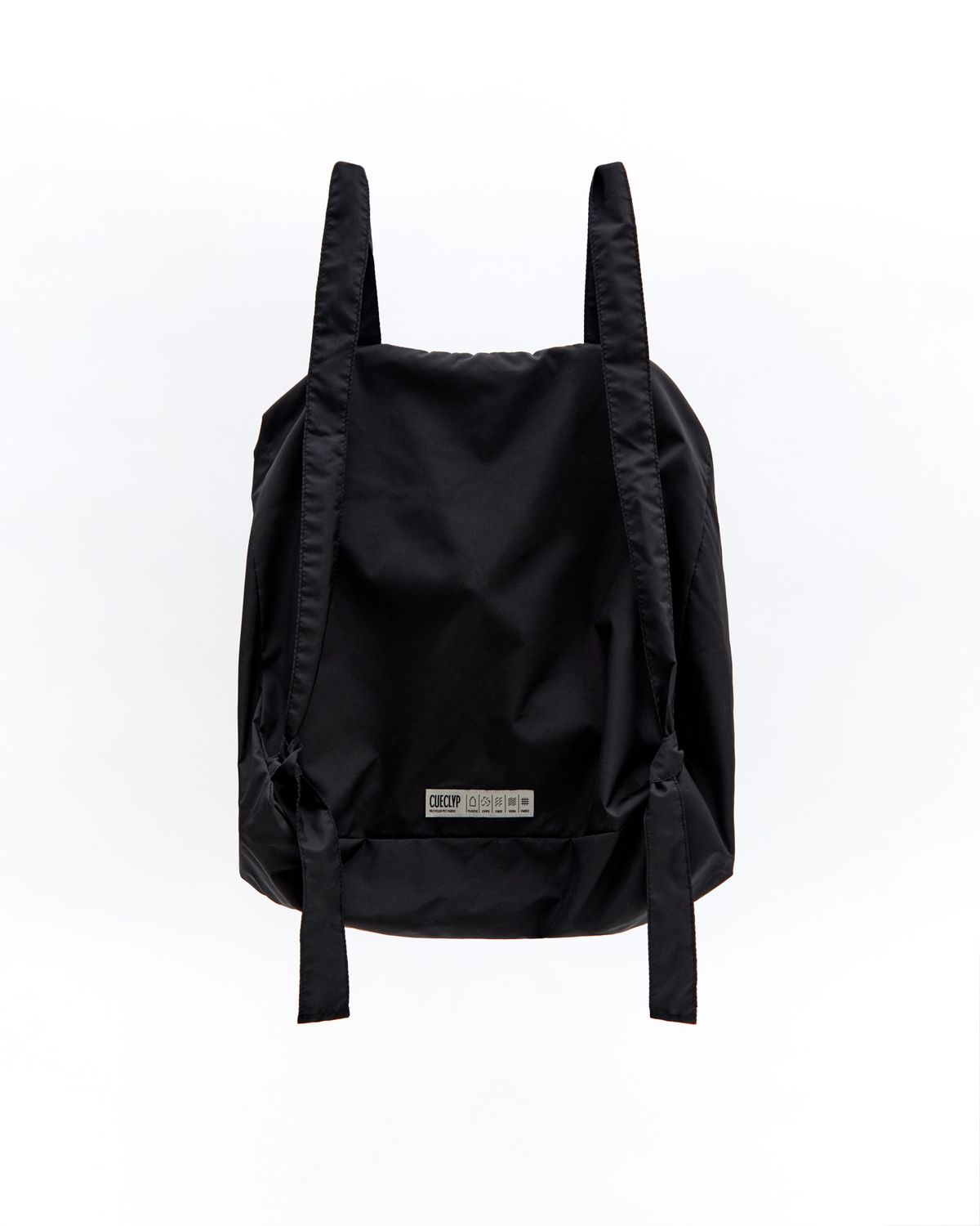 큐클리프(CUECLYP) [PAPARAZZI] Large Tote Bag (Black)