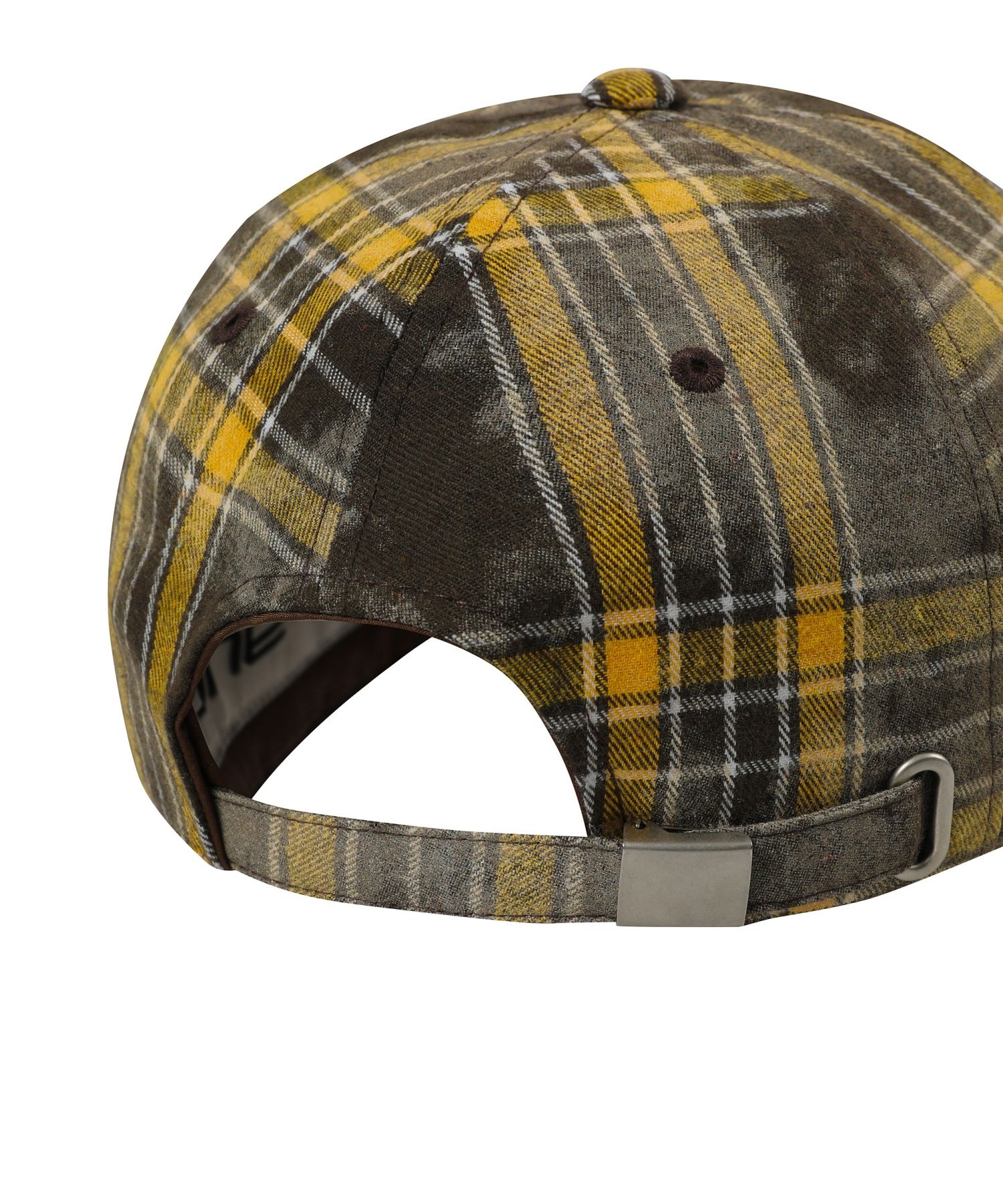 MUSINSA | BAUF B LOGO Ball Cap [Check Brown]