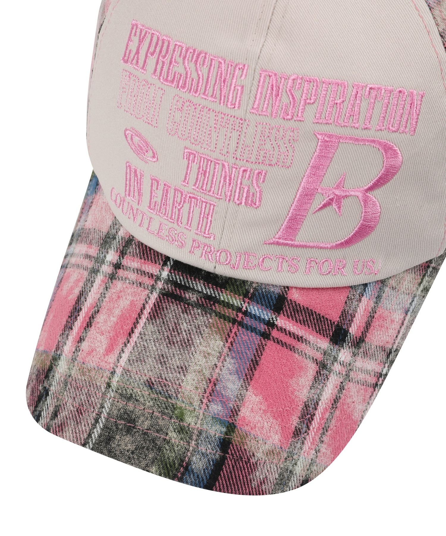 ★BAUF★ B LOGO Ball Cap Pink b logo ball cap [pink] - bauf | 60% - Asian Fashion Online Store