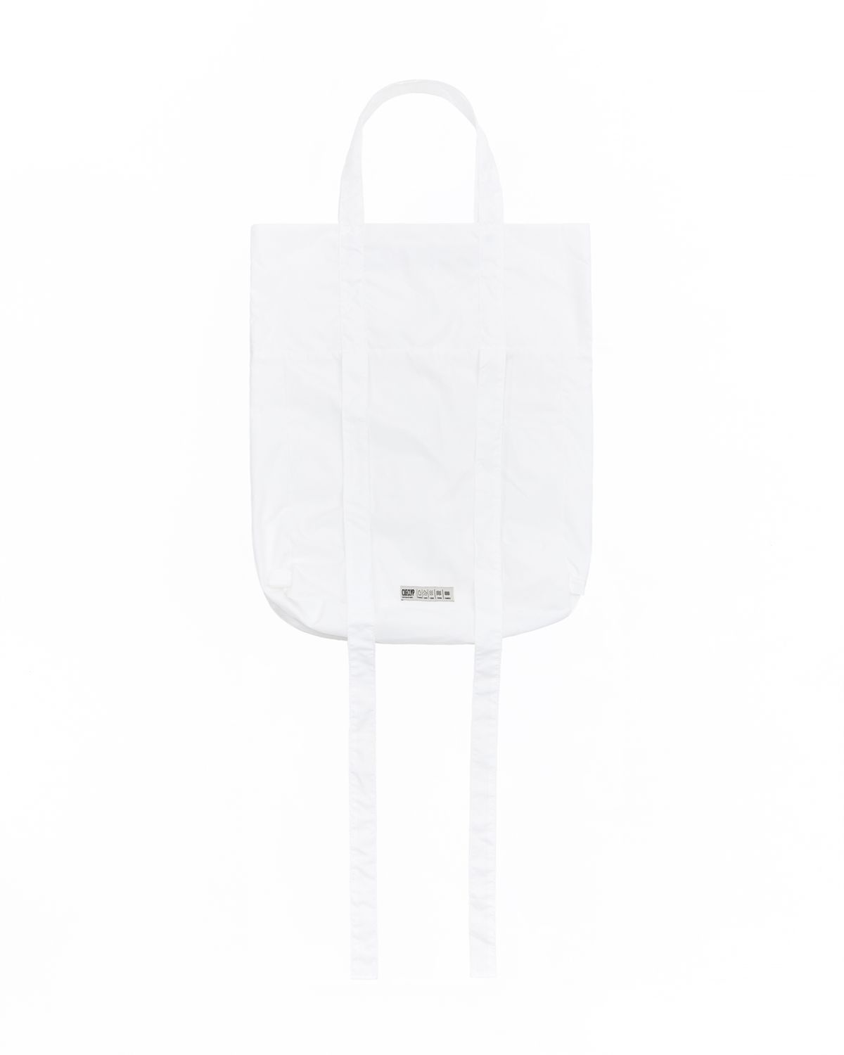 큐클리프(CUECLYP) [PAPARAZZI] Large Tote Bag (White)