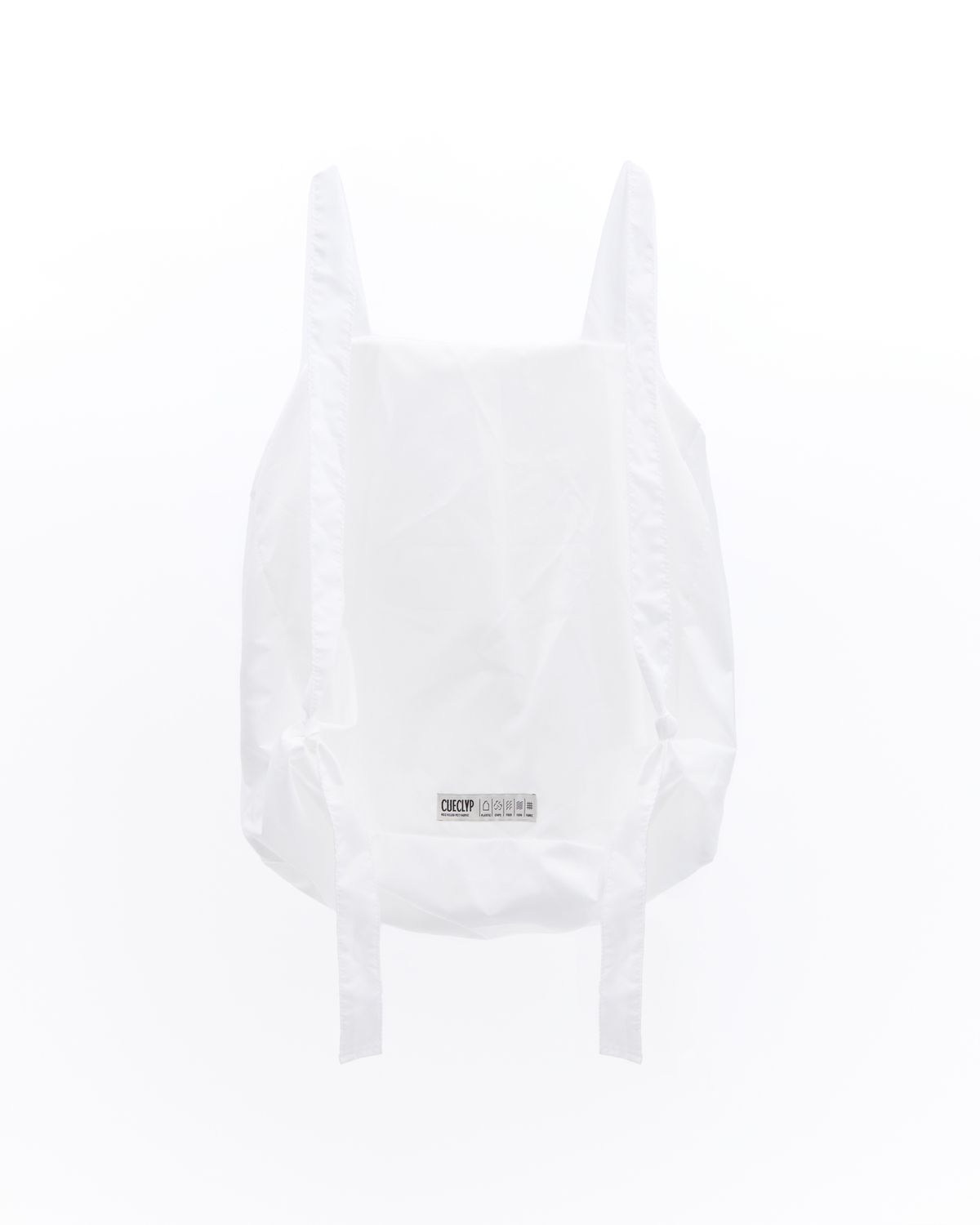 큐클리프(CUECLYP) [PAPARAZZI] Large Tote Bag (White)
