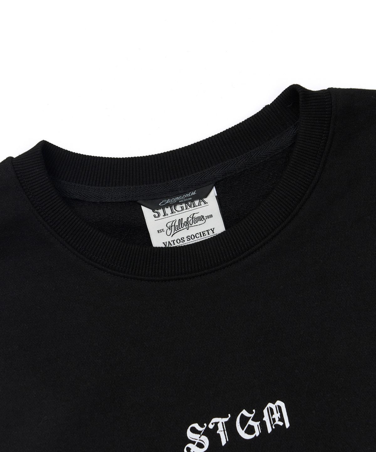 스티그마(STIGMA) Stay High Oversized Crewneck Black