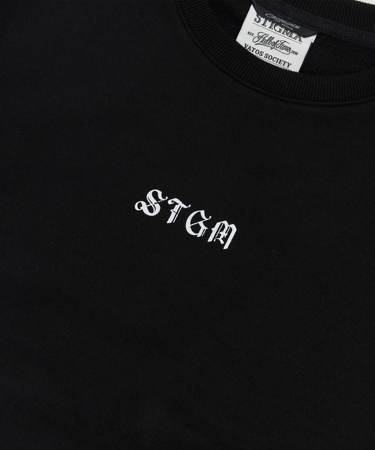 스티그마(STIGMA) Stay High Oversized Crewneck Black
