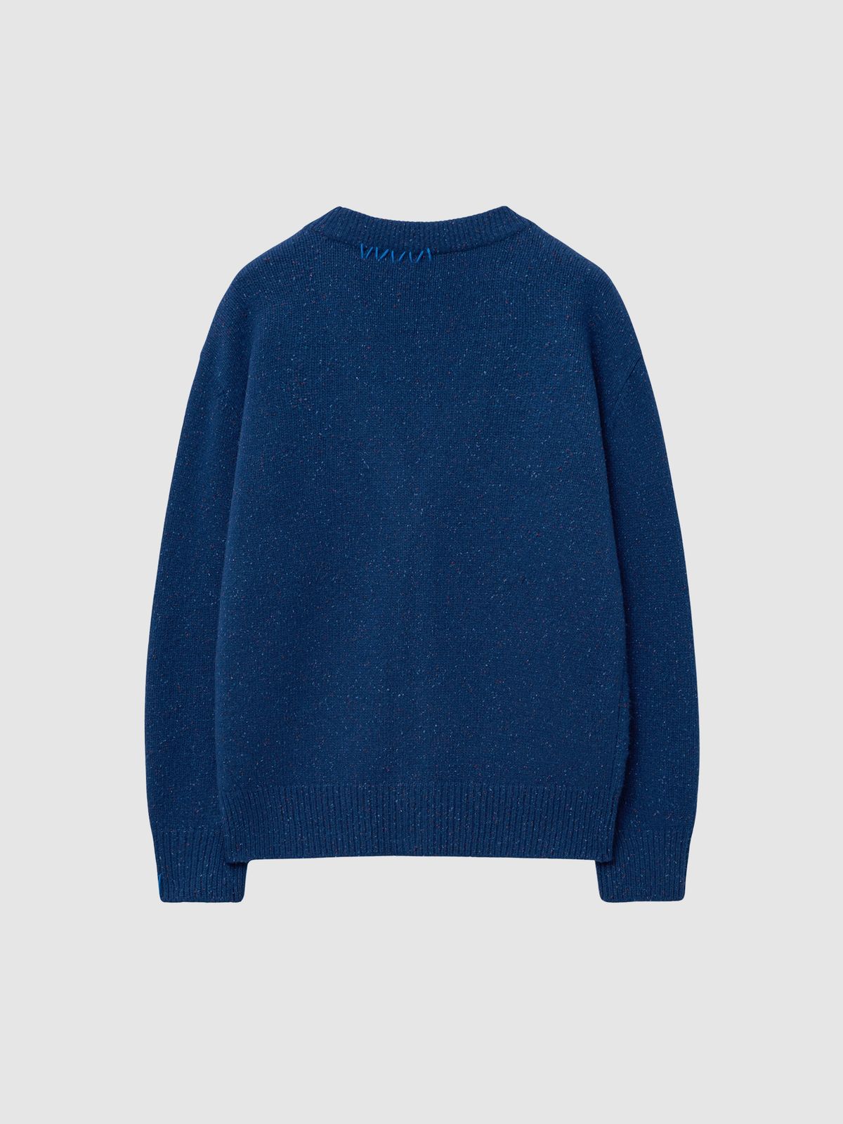 탭루덴스(TABBLUDENS) Stitch Point Oversized Cardigan_Blue