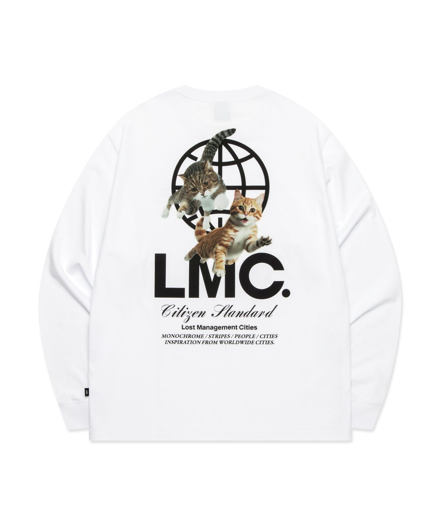 ★ LMC★ FLYING CATS LONG SLV TEE brown 0LM45SLS207BRW MUSINSA | LMC FLYING CATS LONG SLV TEE