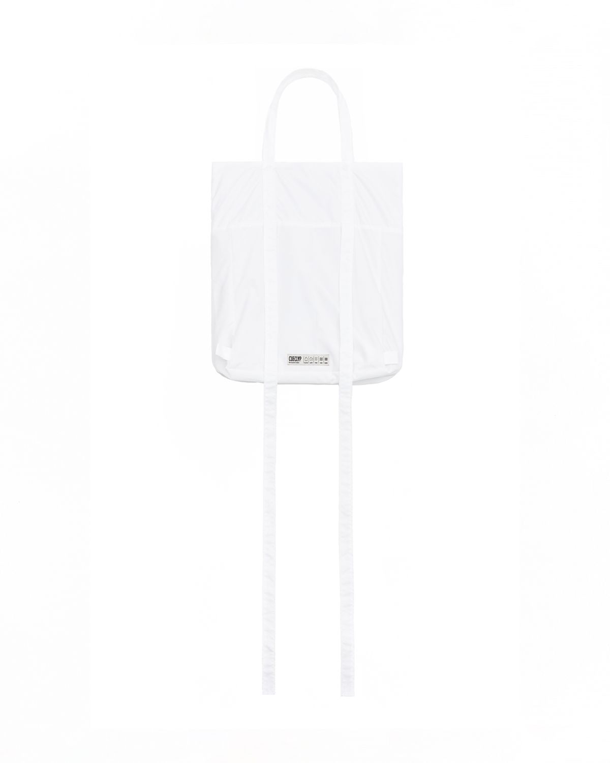큐클리프(CUECLYP) [PAPARAZZI] Mini Tote Bag (White)