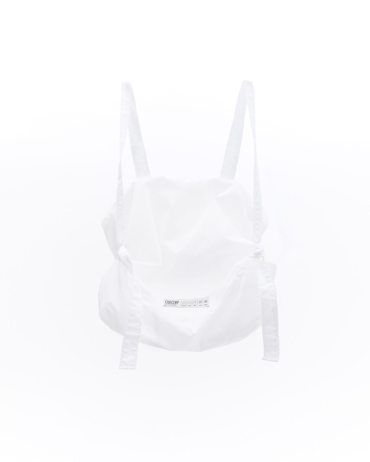 큐클리프(CUECLYP) [PAPARAZZI] Mini Tote Bag (White)