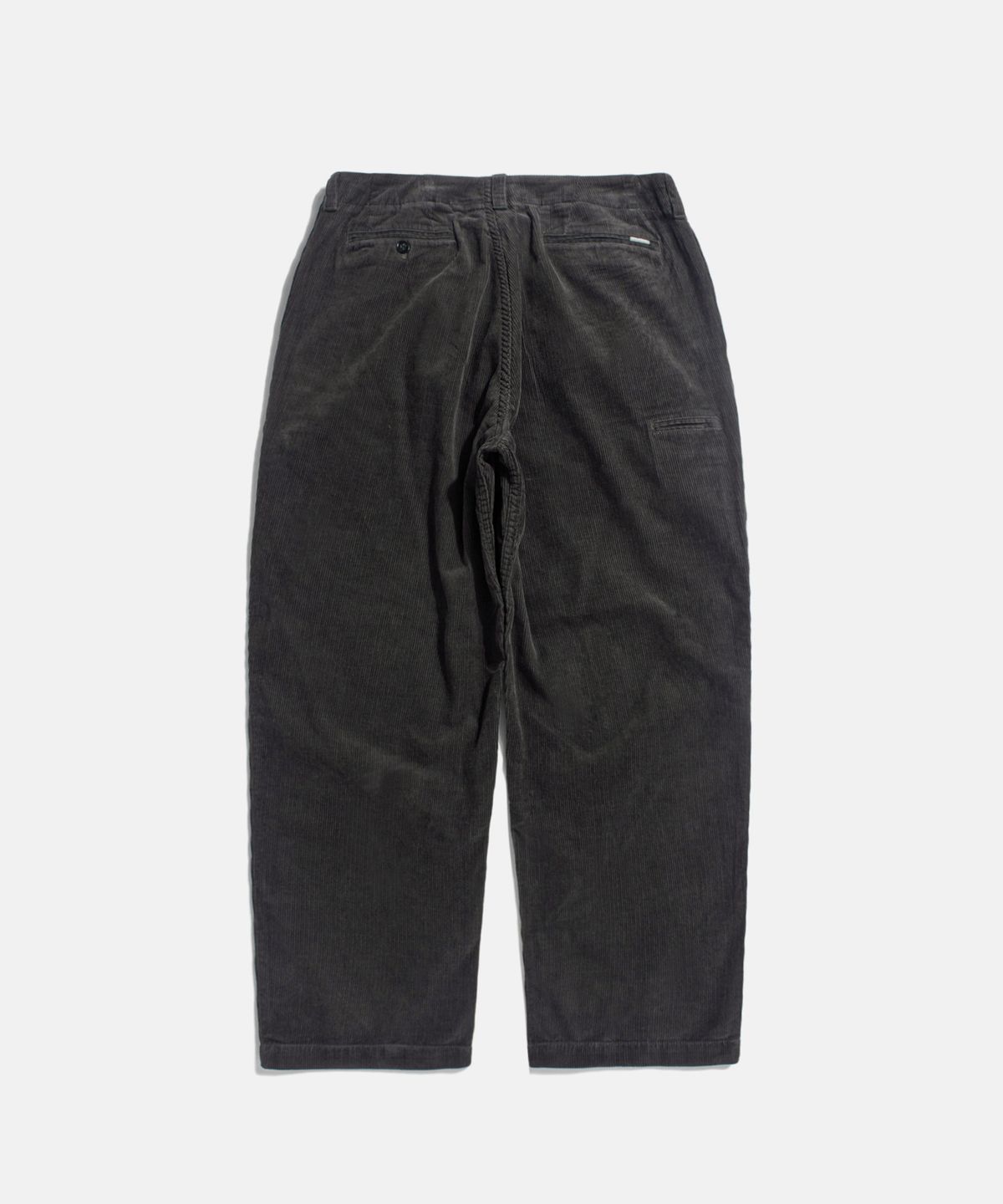 에스피오나지(ESPIONAGE) Corduroy Officer Pants Dark Charcoal