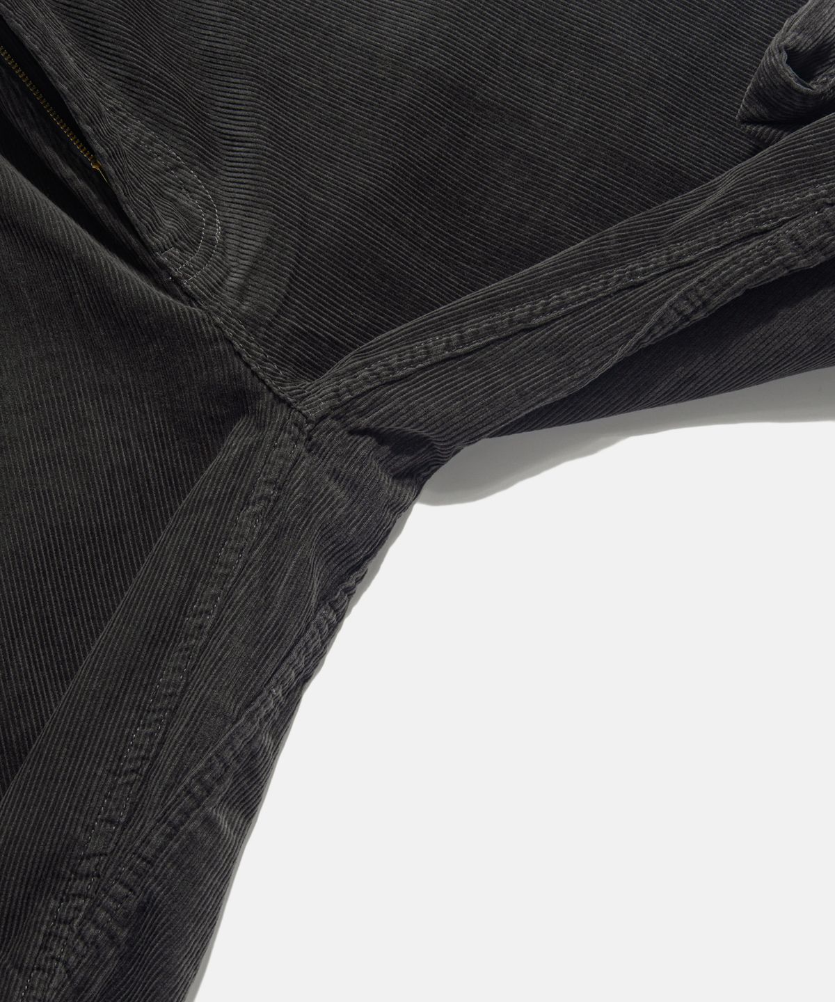 에스피오나지(ESPIONAGE) Corduroy Officer Pants Dark Charcoal