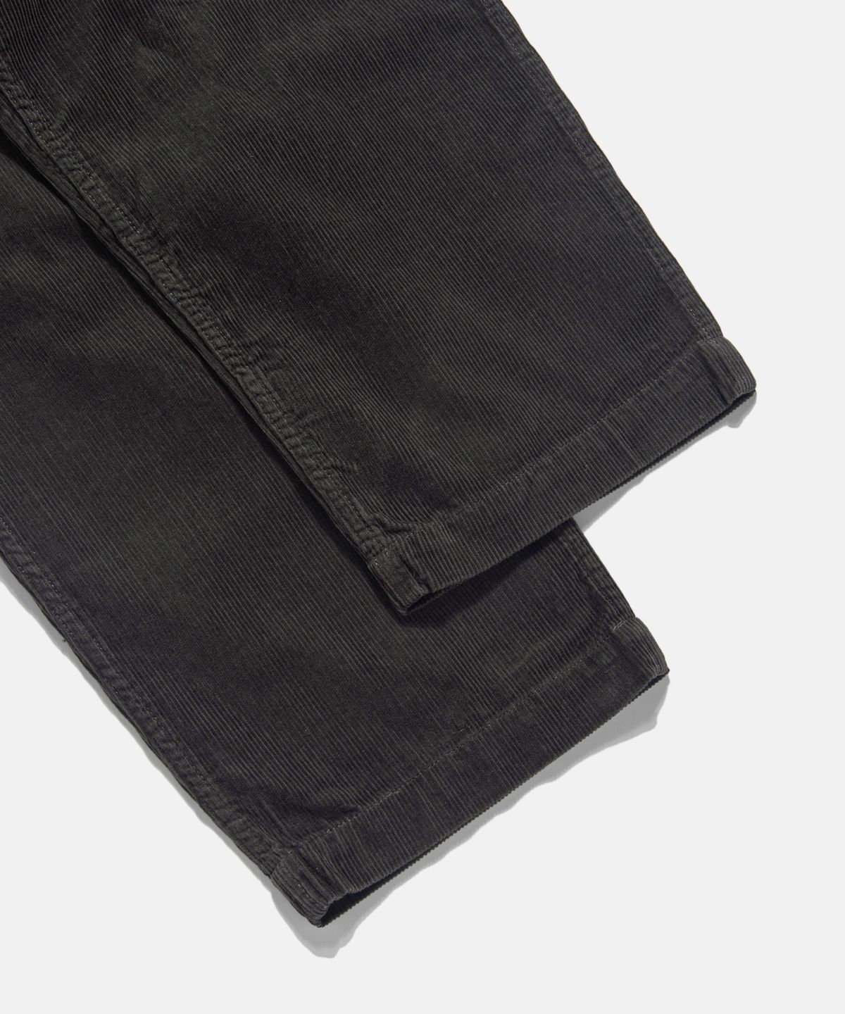 에스피오나지(ESPIONAGE) Corduroy Officer Pants Dark Charcoal