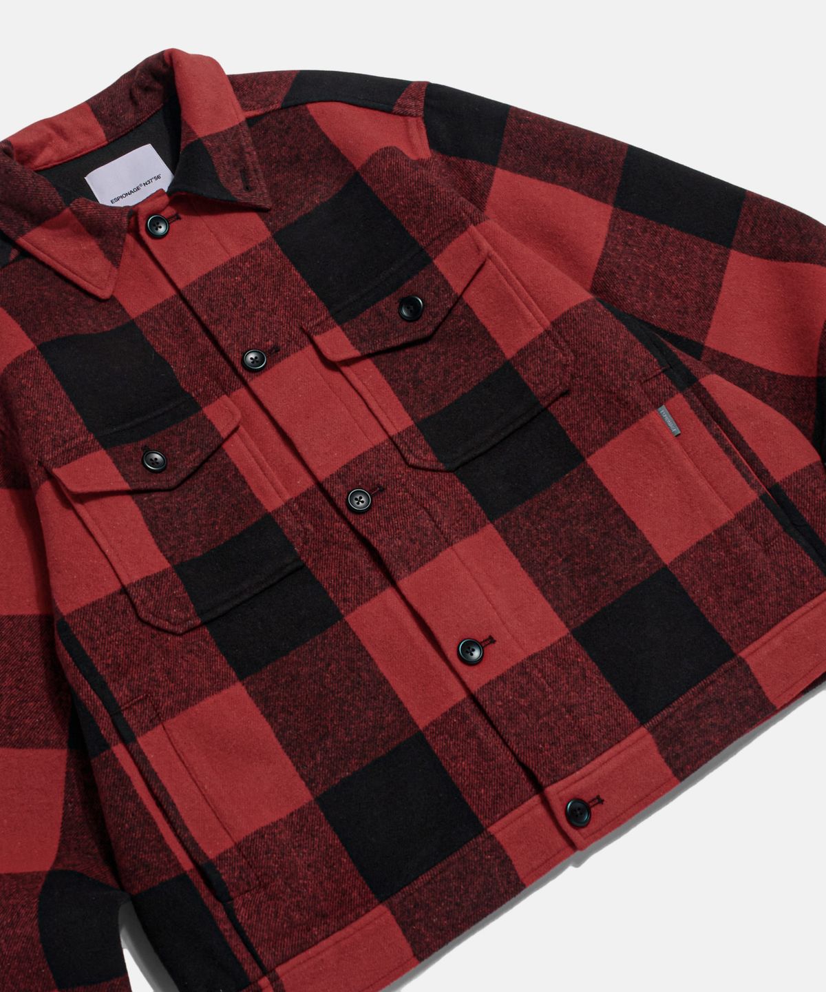 에스피오나지(ESPIONAGE) Buffalo Plaid Lumber Jacket Red