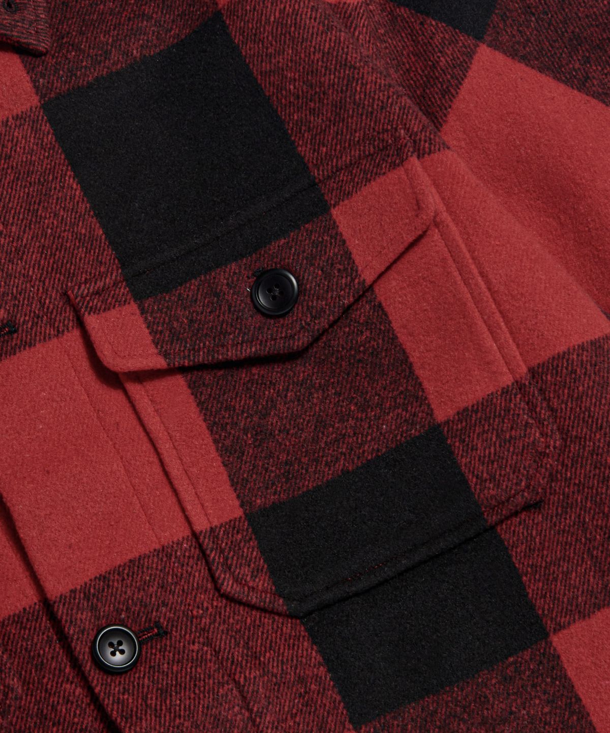에스피오나지(ESPIONAGE) Buffalo Plaid Lumber Jacket Red