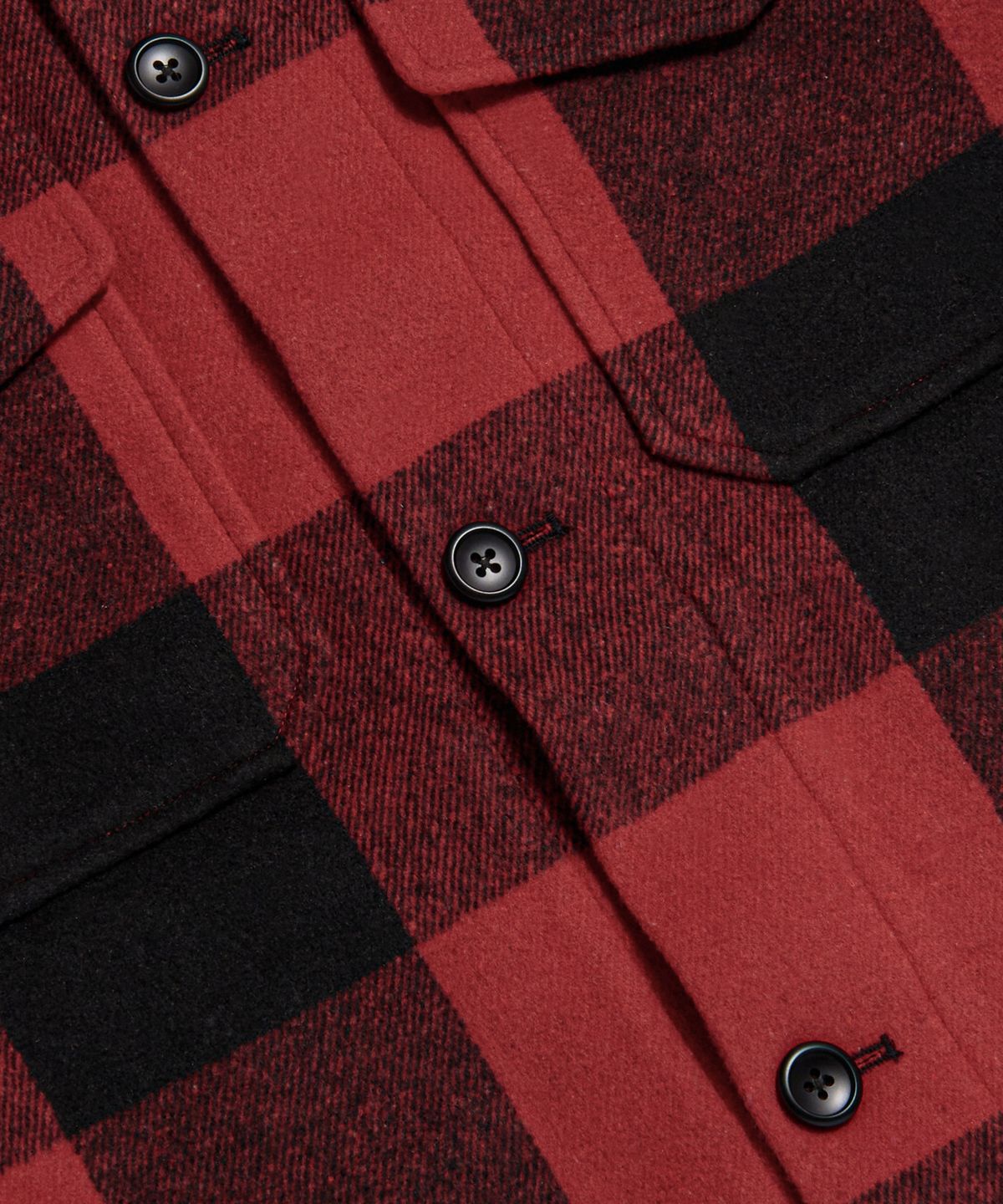 에스피오나지(ESPIONAGE) Buffalo Plaid Lumber Jacket Red