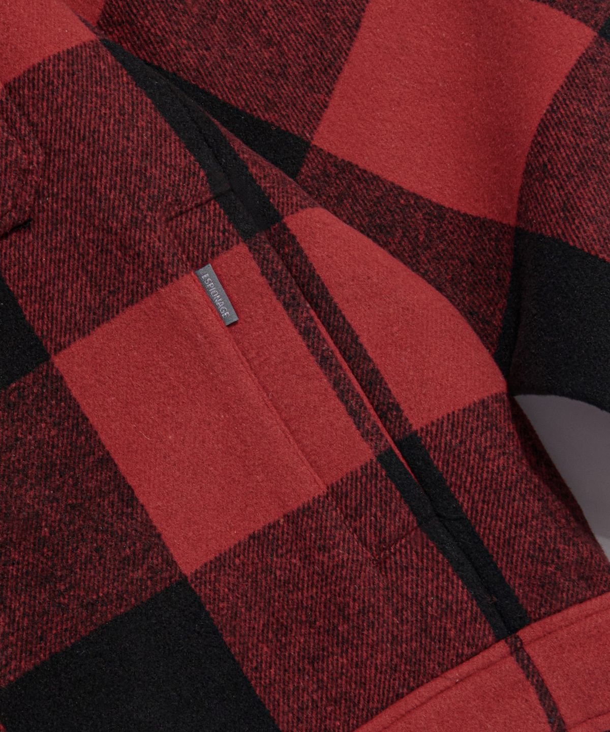 에스피오나지(ESPIONAGE) Buffalo Plaid Lumber Jacket Red