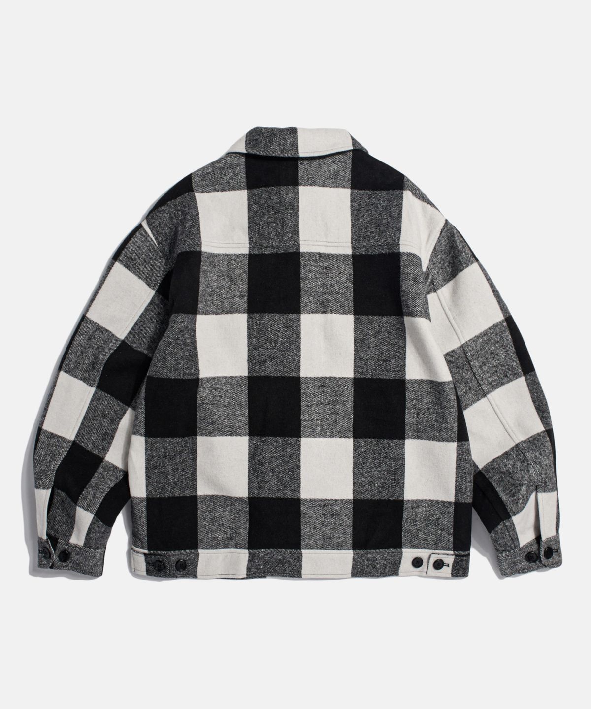 에스피오나지(ESPIONAGE) Buffalo Plaid Lumber Jacket White