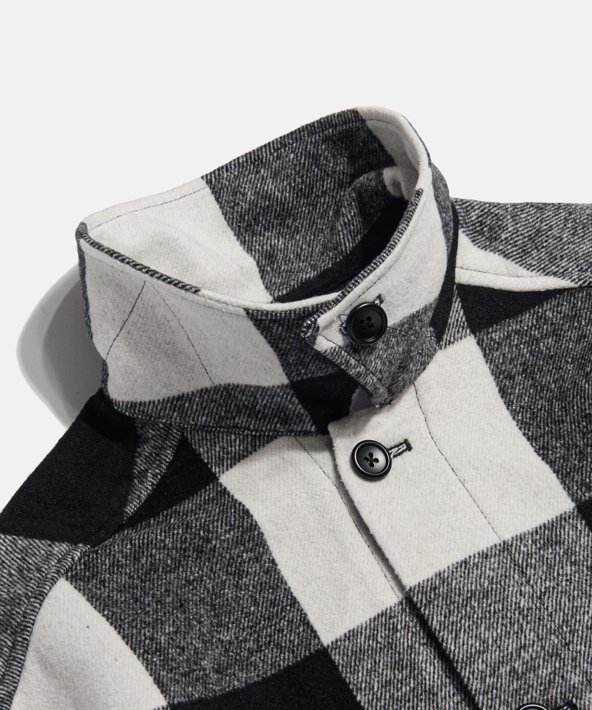 에스피오나지(ESPIONAGE) Buffalo Plaid Lumber Jacket White