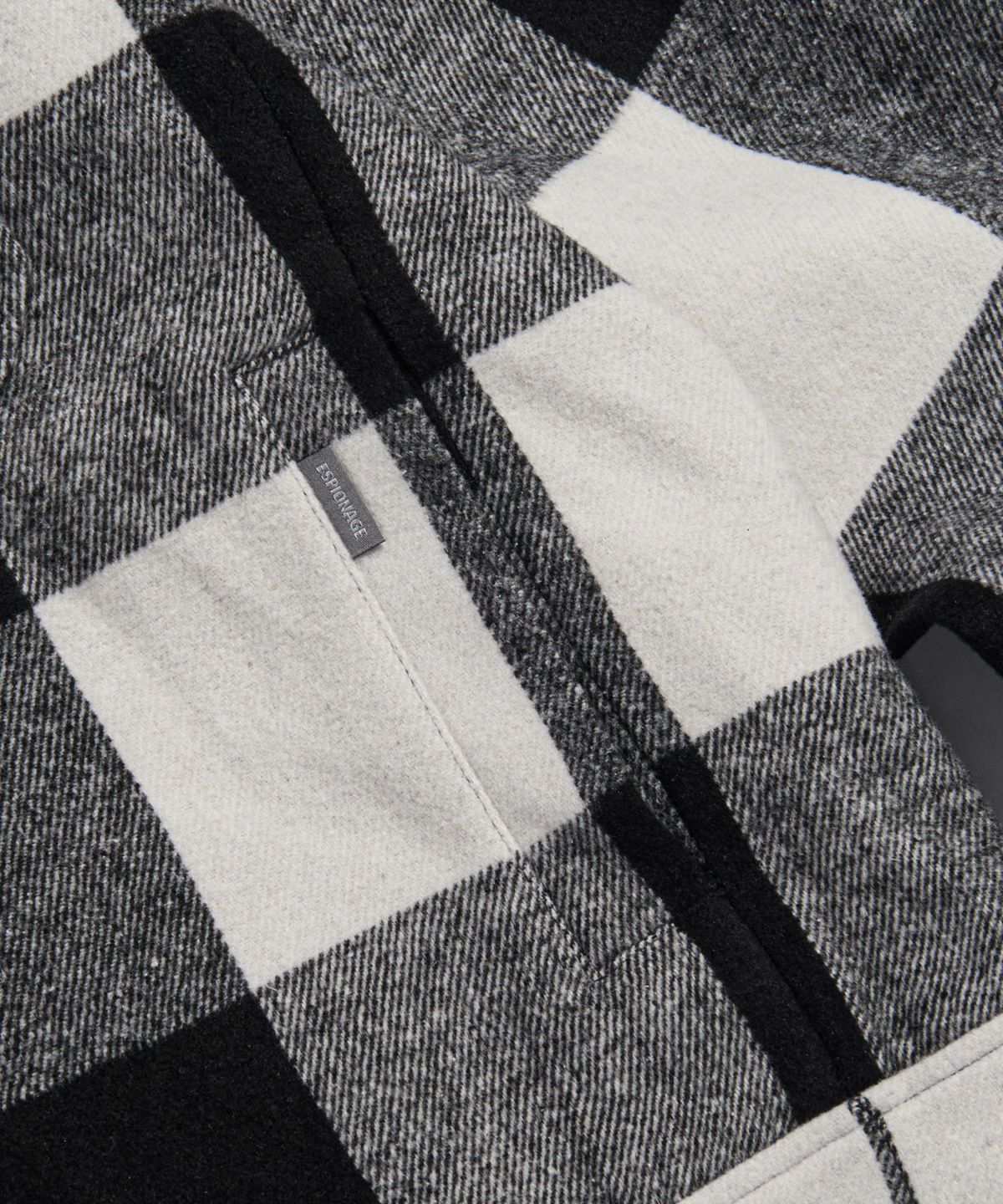 에스피오나지(ESPIONAGE) Buffalo Plaid Lumber Jacket White