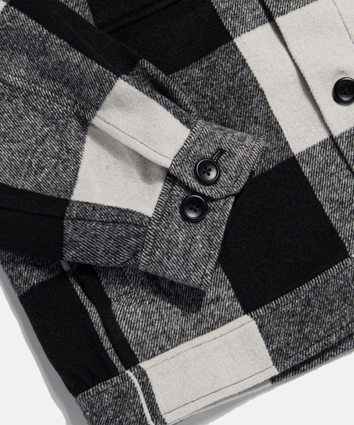 에스피오나지(ESPIONAGE) Buffalo Plaid Lumber Jacket White