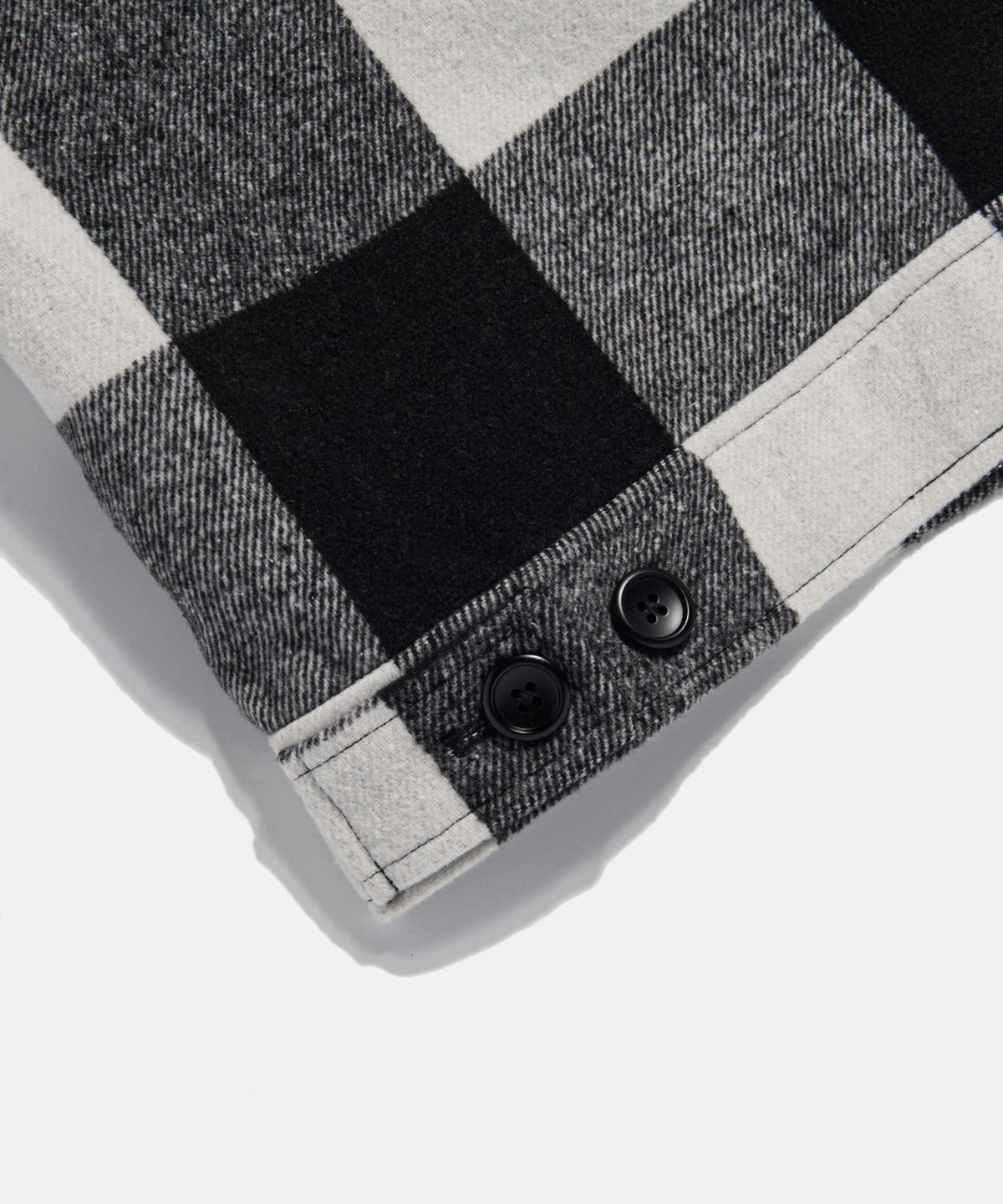 에스피오나지(ESPIONAGE) Buffalo Plaid Lumber Jacket White