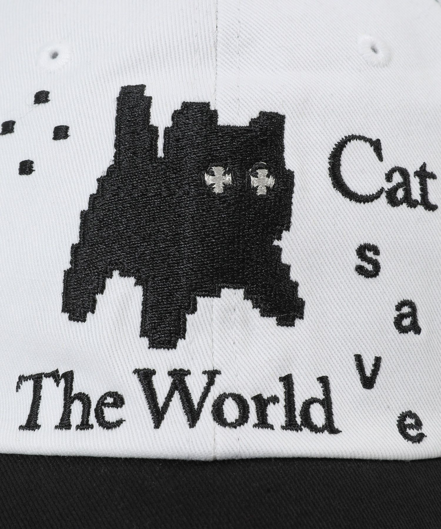 【MUCENT X CATSAVETHEWORLD】Pixel Art Ball Cap / 追跡付 MUSINSA公式 | CATSAVETHEWORLD Pixel art ball cap (black)