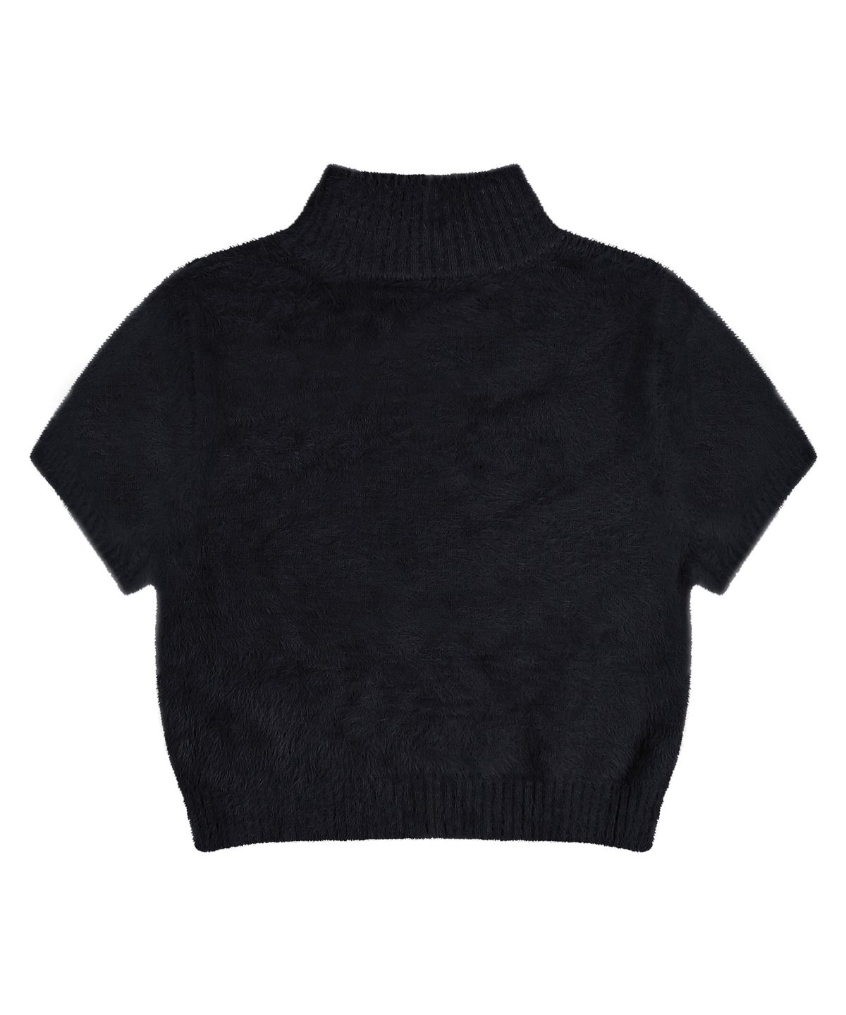 루나키후(RuNaKi'Hu') WXK010 코튼캔디 크롭 반팔니트 (BLACK)