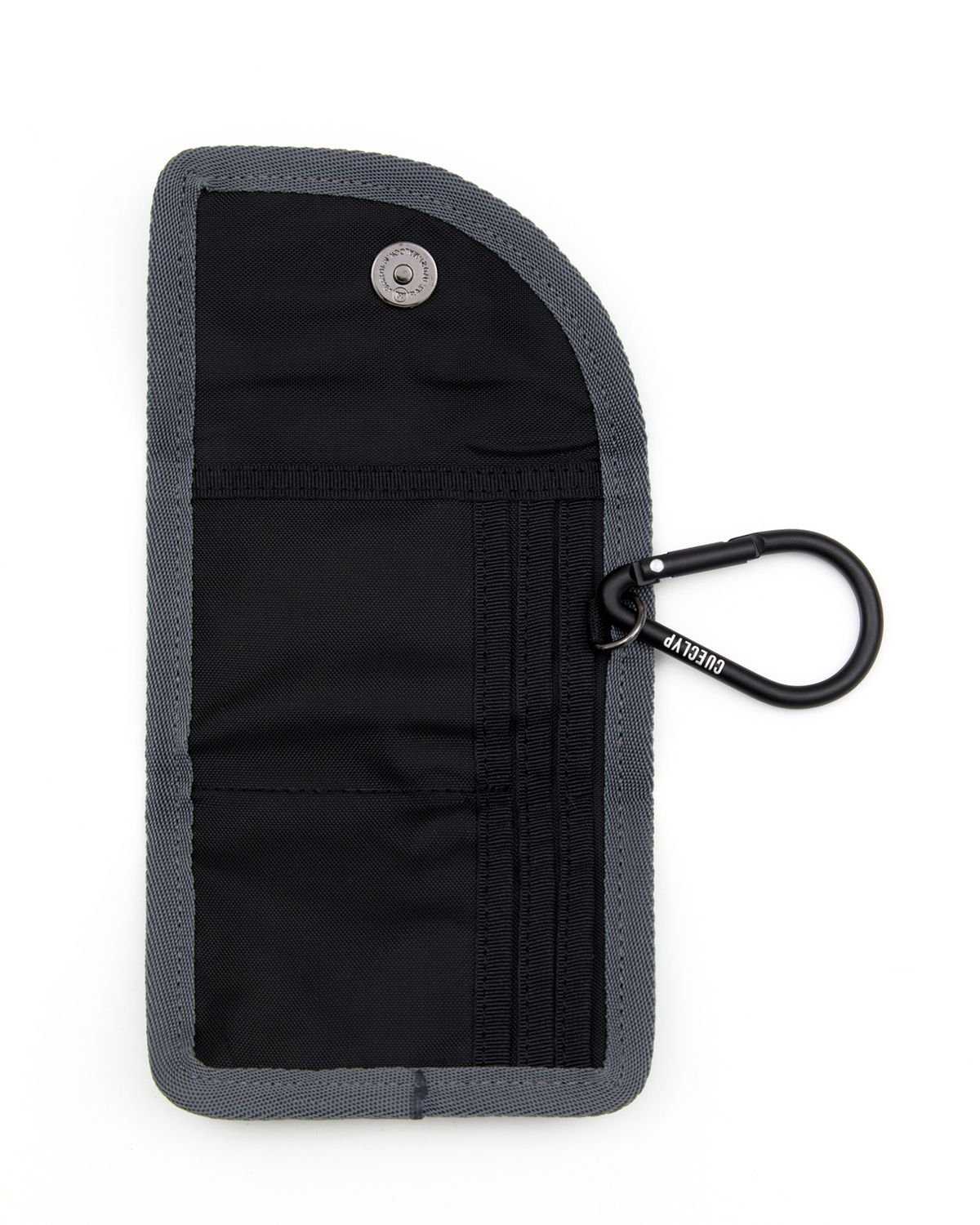 큐클리프(CUECLYP) [PAPARAZZI] Curved Wallet (Gray)