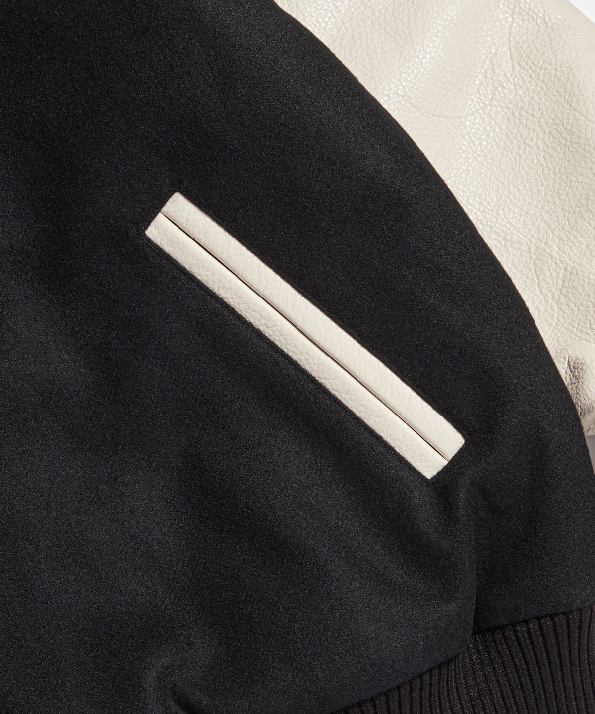 에스피오나지(ESPIONAGE) Standard Varsity Jacket NS Black
