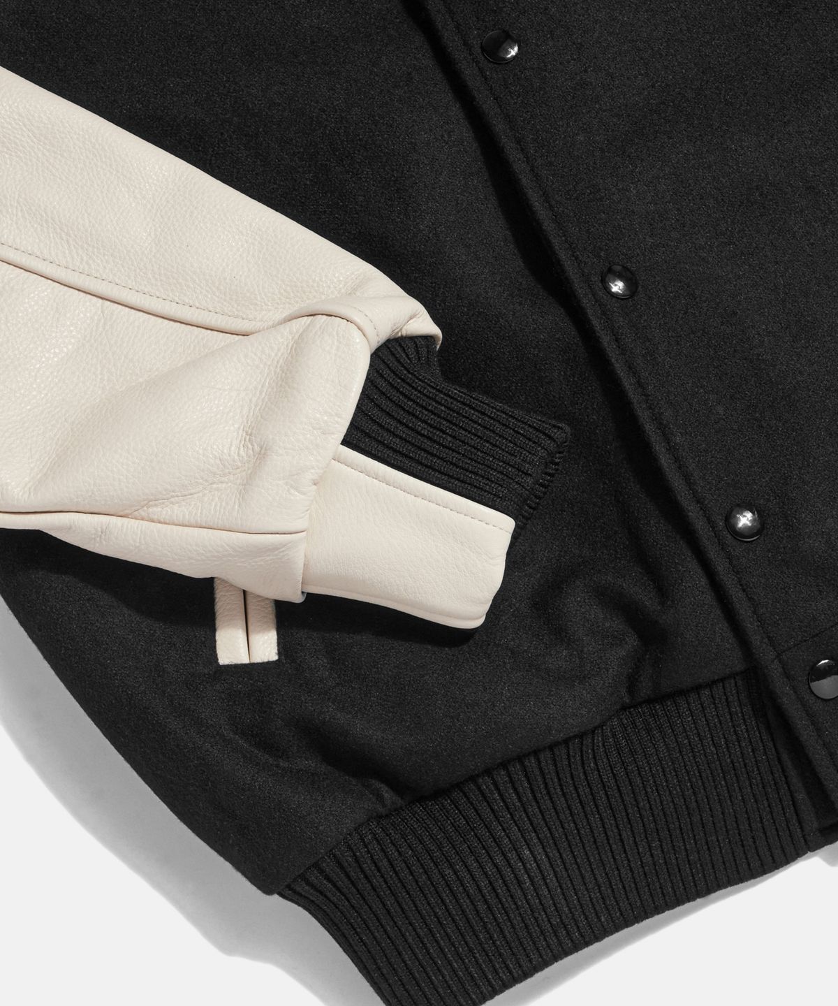 에스피오나지(ESPIONAGE) Standard Varsity Jacket NS Black