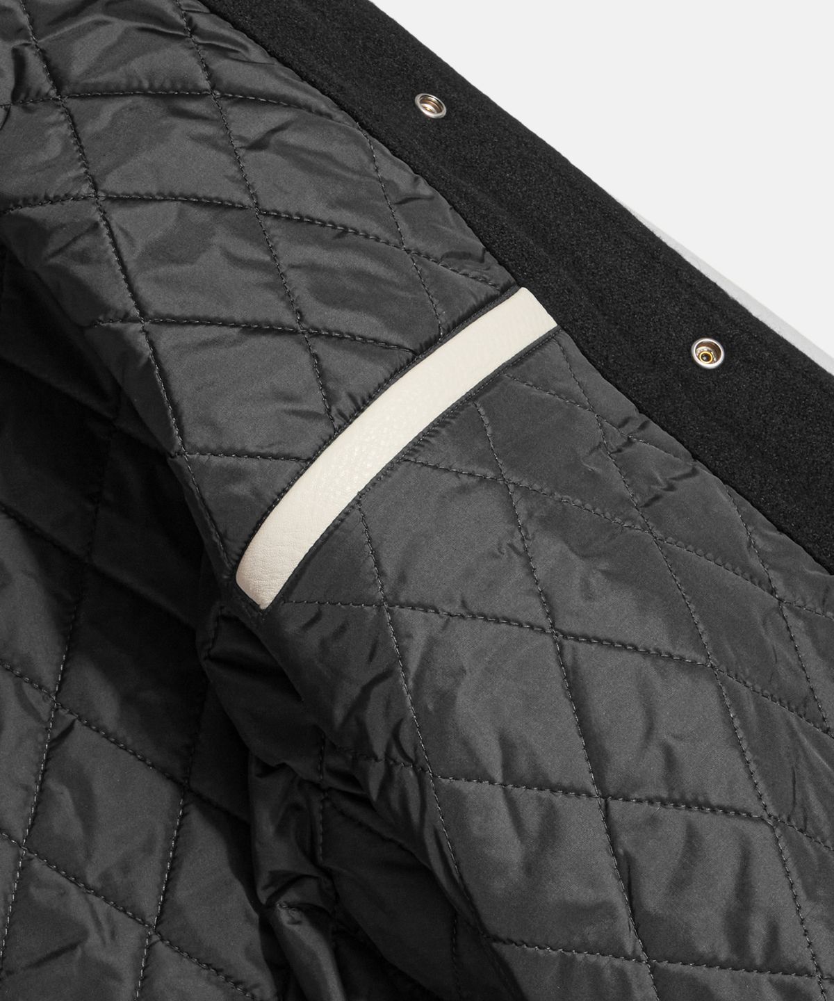 에스피오나지(ESPIONAGE) Standard Varsity Jacket NS Black