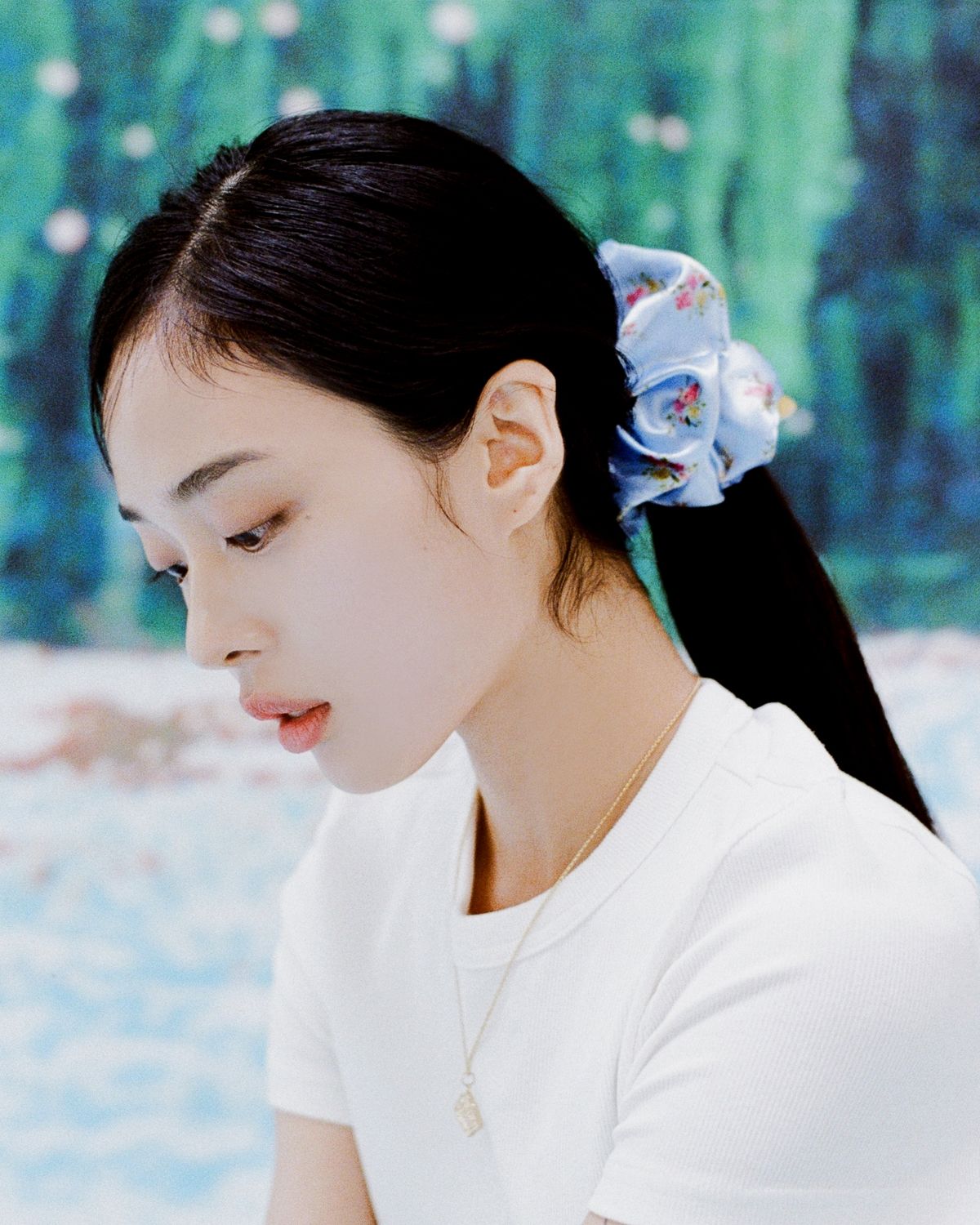 영리영리(YLYL) Charlotte scrunchie, DOLPHIN