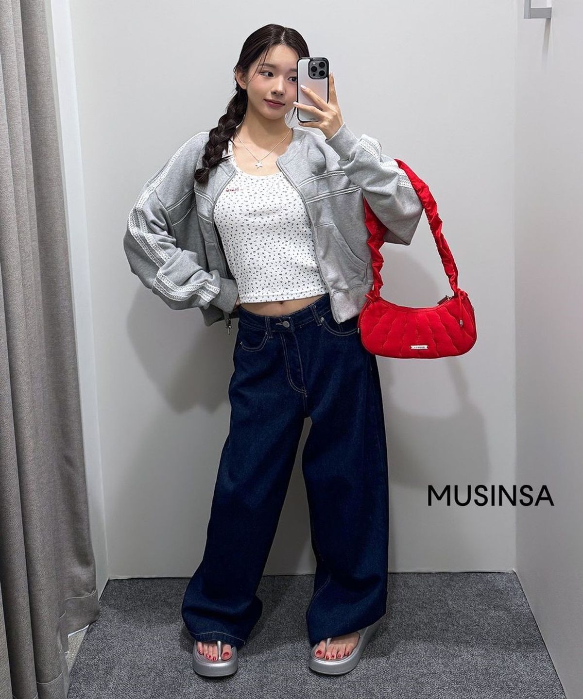 마이쉘(MYSHELL) 웨이비 쉘 미니 숄더백_75115SH