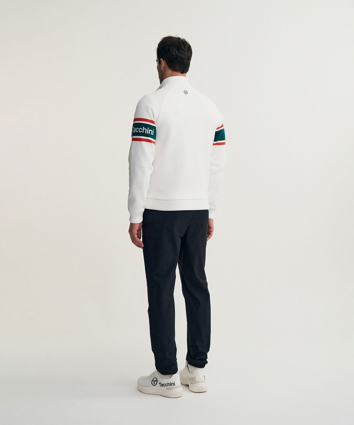세르지오 타키니(SERGIO TACCHINI) M 플래그 스웨터 하이브리드 경량 다운점퍼 (White)