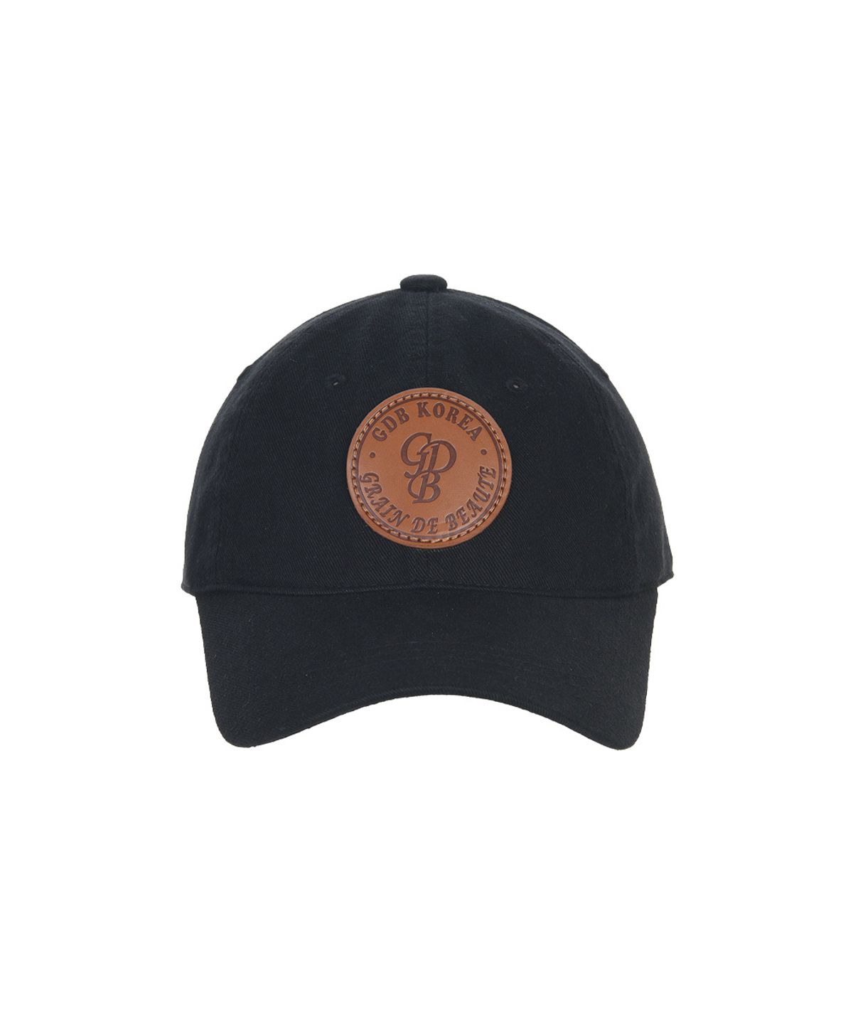그랭드보떼(GRAIN DE BEAUTE) Emblem ball cap [Black]