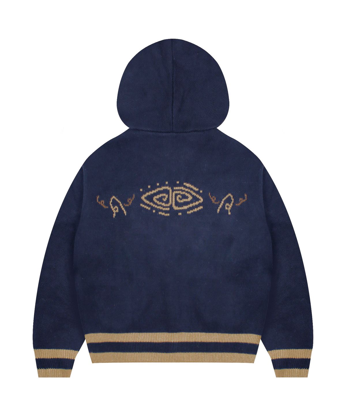 루나키후(RuNaKi'Hu') WXK012 하우스 후드 니트 가디건 (NAVY)