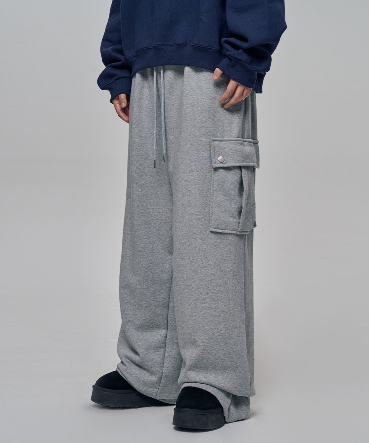칙스(CHICKS) 데일즈 와이드 카고 팬츠 Melange