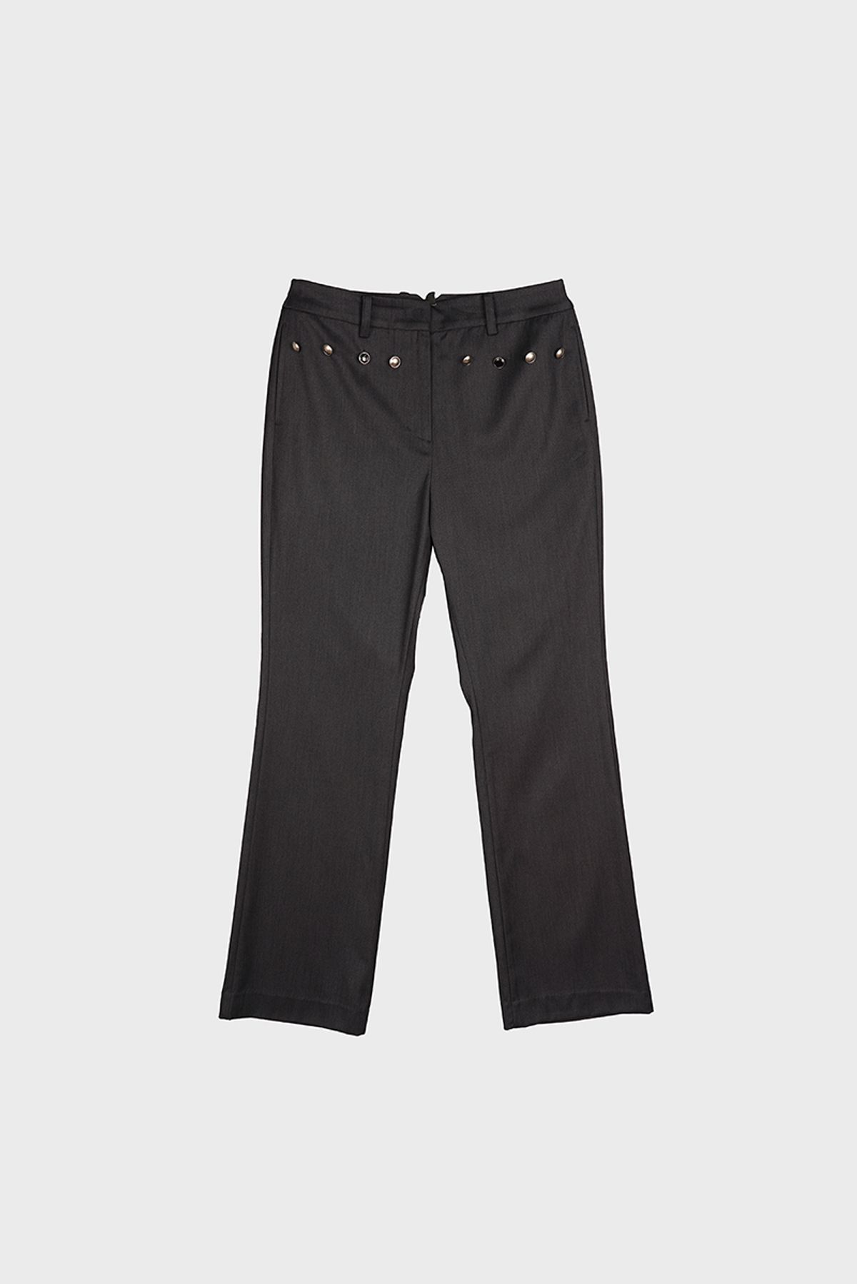 데어드(DARED) 4 BUTTON SEMI FLARED PANTS