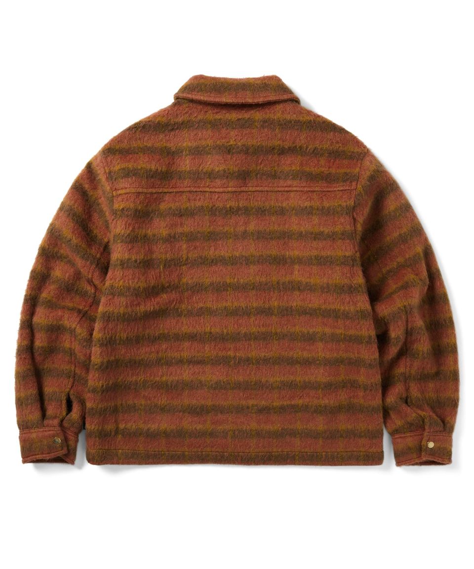 MUSINSA | thisisneverthat Brushed Wool Check Jacket Pink