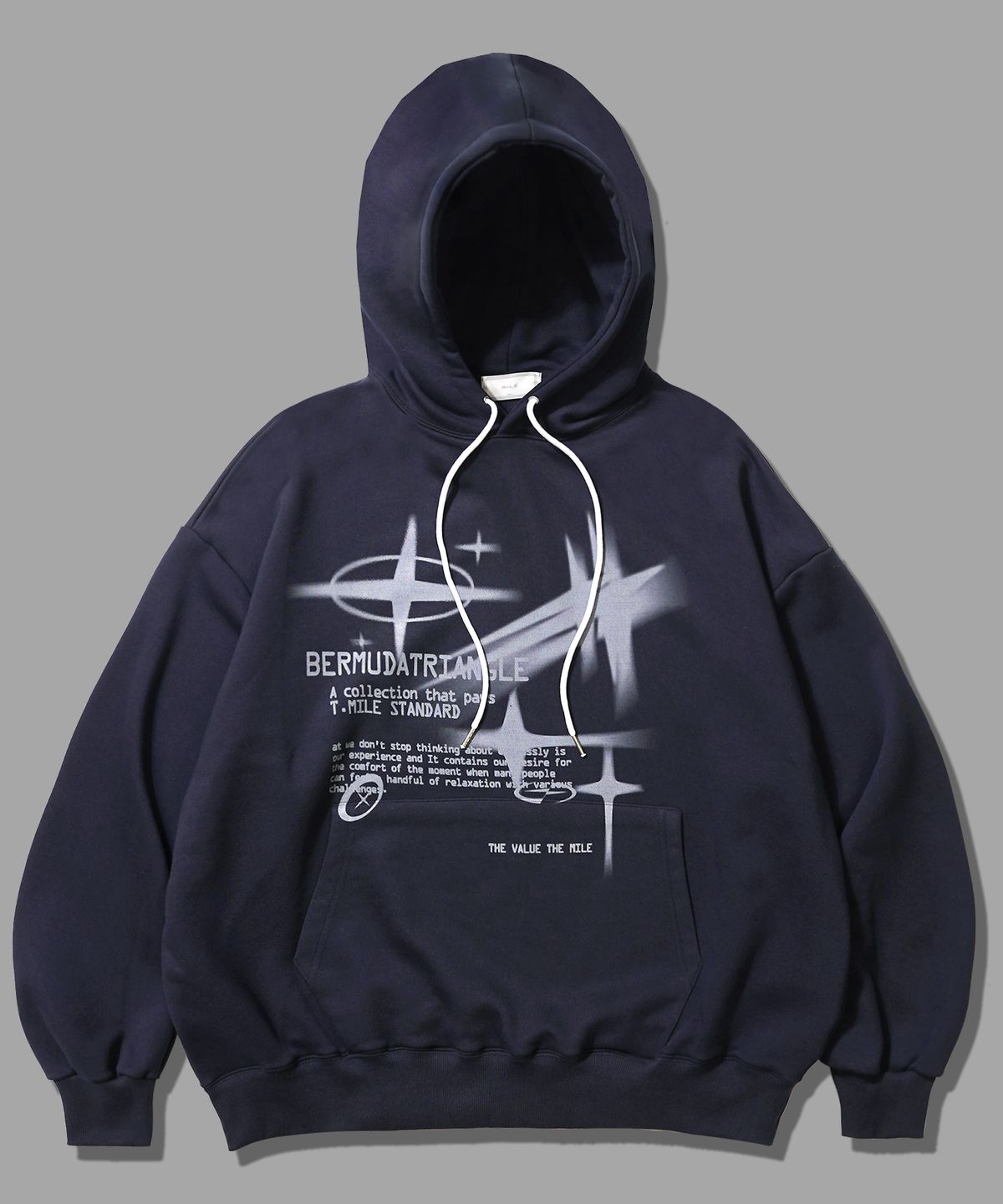 더마일(THEMILE) 컴파운드 에트 스웨트 후드 NAVY