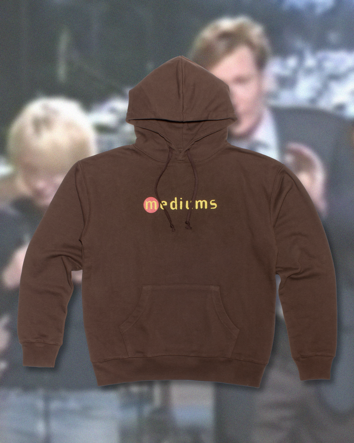 미디엄스(MEDIUMS) Pablo Honey Hoodie - Brown (파블로 허니 후드티 - 브라운)