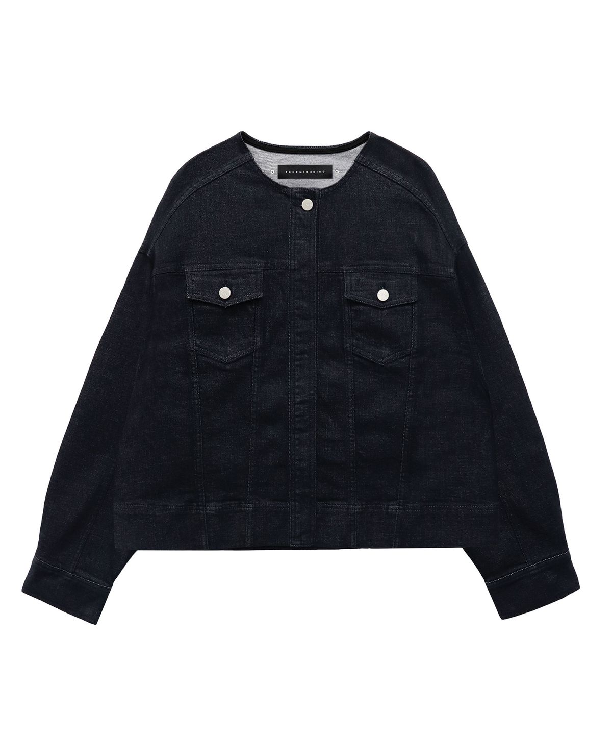 트리밍버드(TREEMINGBIRD) One Button Denim Set-up Jacket [ Indigo ]