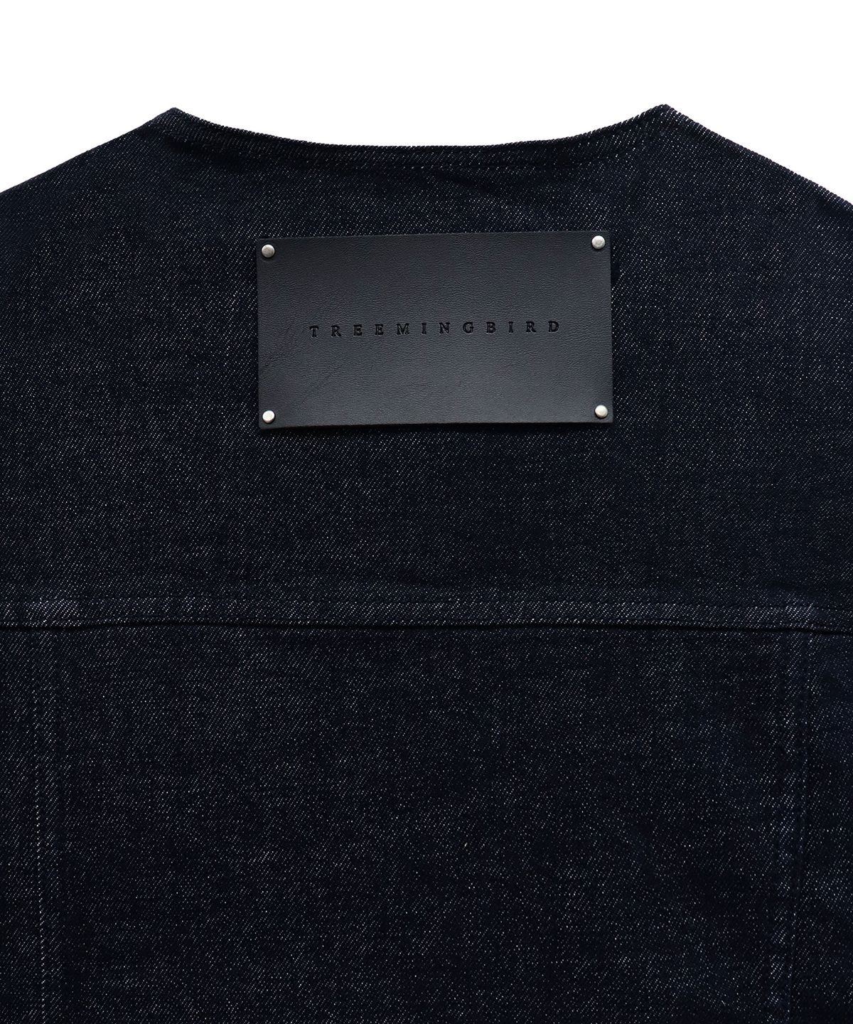 트리밍버드(TREEMINGBIRD) One Button Denim Set-up Jacket [ Indigo ]