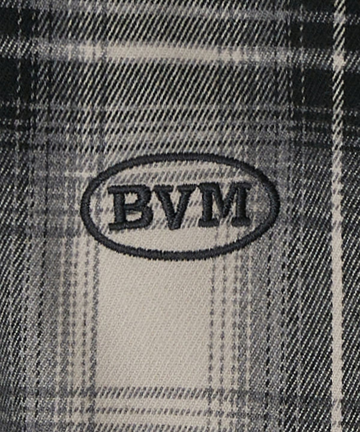 부붐(BOOVOOM) [빅사이즈]BVM 오버핏 체크 셔츠 딥그린