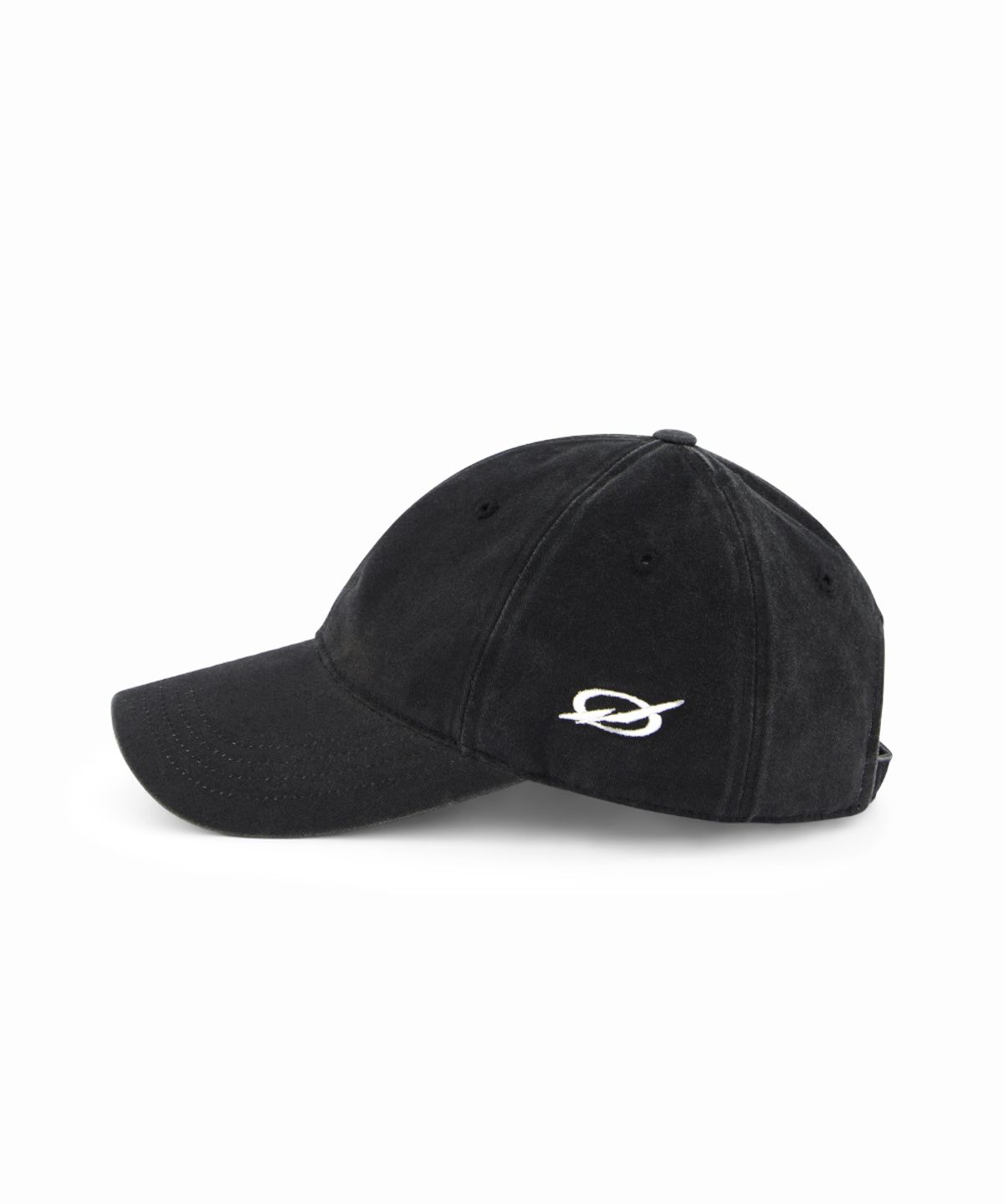 51퍼센트(51PERCENT) SIDE LOGO CAP - Washed Black